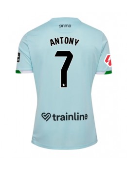 Real Betis Antony #7 Auswärtstrikot 2025-26 Kurzarm Real Betis Antony #7 Auswärtstrikot 2025-26 Kurzarm